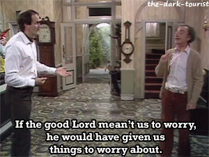 fawlty towers,basil fawlty,john cleese,british comedy,the dark tourist