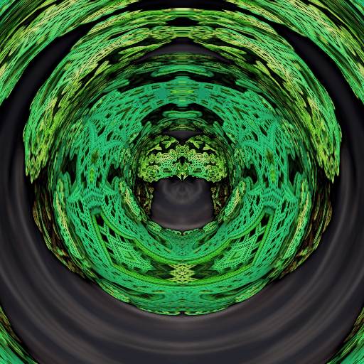 fractal,loop,3d,green,alien,infinite,zoom,bubble,polar,rectangular