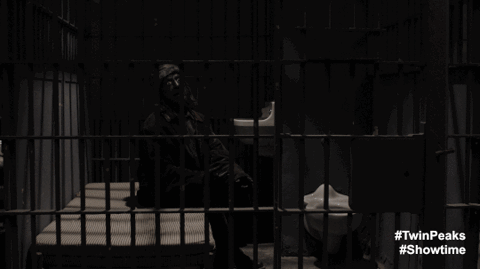 twin peaks,showtime,jail,part 2,twin peaks the return,jail cell