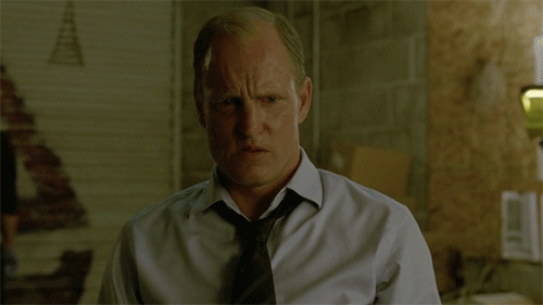 disgusted,horrified,tv,no,angry,hbo,upset,gross,true detective,woody harrelson,eww,best of 2014
