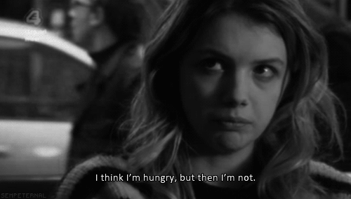 black and white,hungry,skins,uk,cassie,anorexia,eating disorder,anorexic