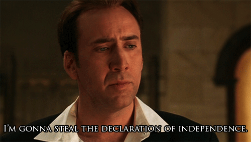 help,fresh,cage,steal,pup,nicolas,declaration of independence,declaration