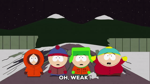 eric cartman,stan marsh,kyle broflovski,kenny mccormick,shocked,unamused,hunt