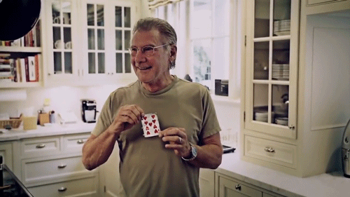 harrison ford,woah,card trick