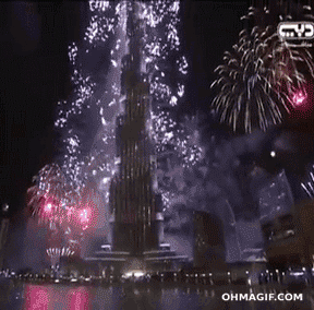 burj khalifa,night,fireworks,amazing,2014,dubai,cat food