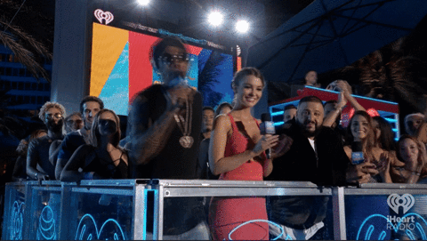 emily sears,excited,yes,dj khaled,nick cannon,iheartsummer17