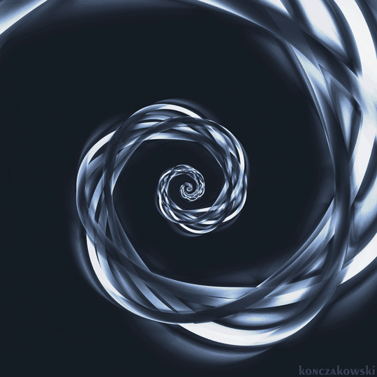 hypnotic,endless,loop,metal,spiral,vortex,recursion,proscience