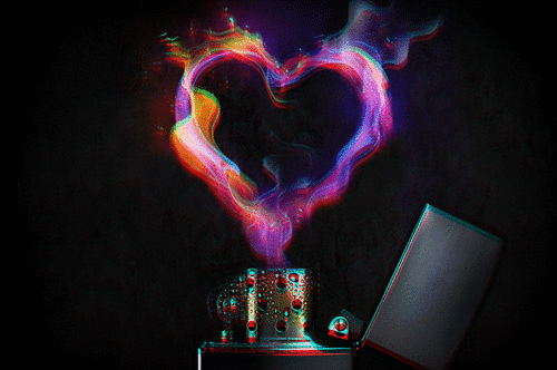 heart,fire,mindfuck,3d,love,light,lights