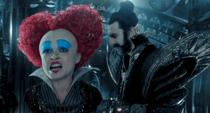 red queen,johnny depp,disney,time,alice,mad hatter,no chill,alice through the looking glass