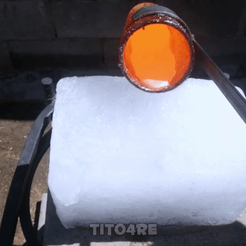 metal,satisfying,ice,block,molten