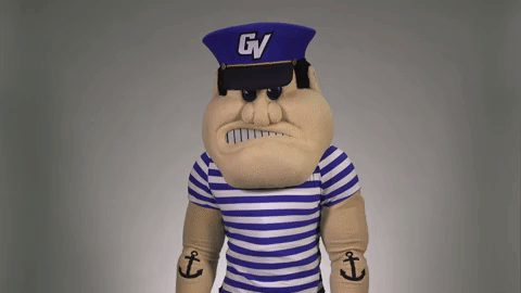 louie the laker,thumbs up,gvsu,grand valley,grand valley state