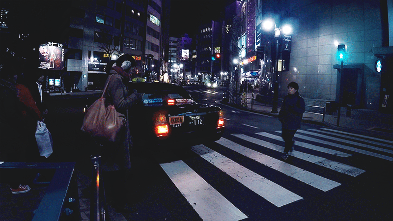 tokyo,loop,cinemagraph,nightlife,cab