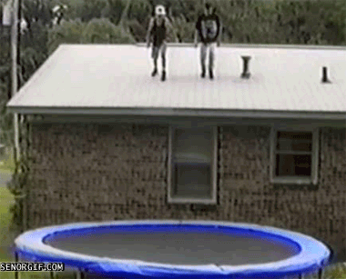 trampoline,fail