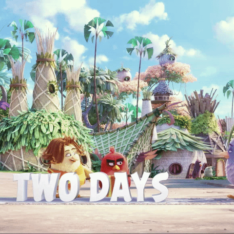 hatchlings,angry birds,2 days,red,countdown,angry birds movie