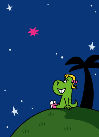 cartoon,cute,holiday,fireworks,july 4th,lucy the dinosaur,joeyahlbum
