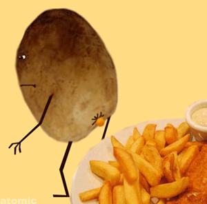 french fries,poop,fries,diarrhea,potato