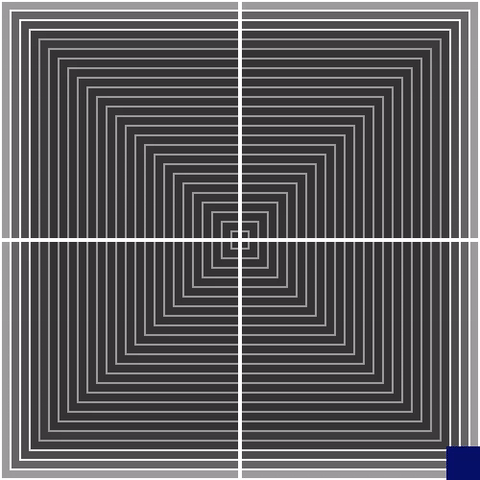 perfect loop,moire pattern,minimalist,moire,optical illusion,op art,abstract,digital art,animation,art,black and white,loop,minimalism,the blue square