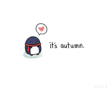 heart,penguin,autumn