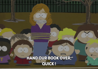 tied up,angry,eric cartman,token black,clyde donovan,butters scotch,quickly