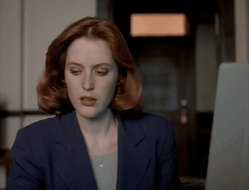 gillian anderson,computers,90s,old tech,interwebz,the x files