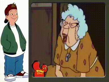 Miss finster collision GIF.