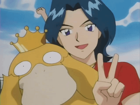 psyduck,anime,pokemon,s01,spaced out