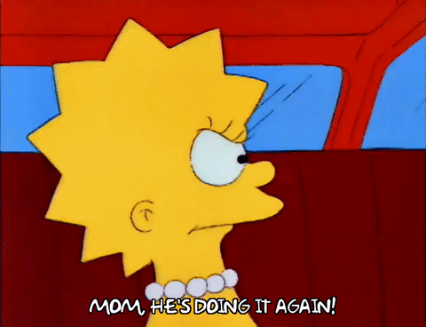 season 3,lisa simpson,angry,episode 15,talking,3x15,looking out,lusting