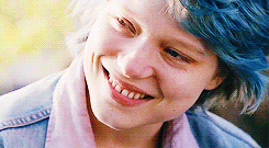 blue is the warmest color,drawing,lea seydoux,movie,happy,smiling