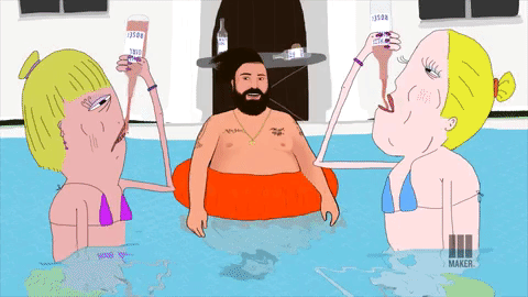 pool party,drunk,drinking,rhony,fat jew,turn up,hot tub,the fat jewish,the fat jew,story time with fat jew,fat jewish,the real housewives of new york,hamptons,cougars,javier sinecio,soladazedmix3