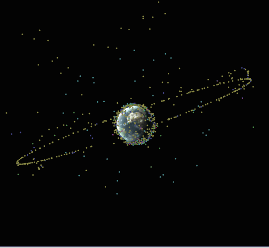 earth,satellite,orbit