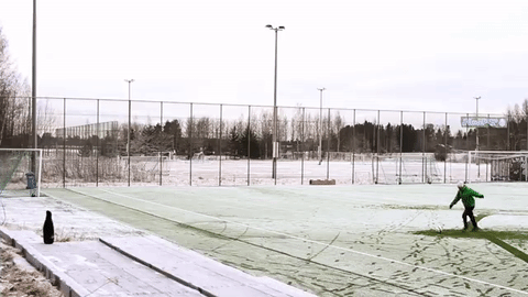 football,soccer,fun,perfect,owned,nailed it,snowy,trick shot,trickshot,thefc,got em