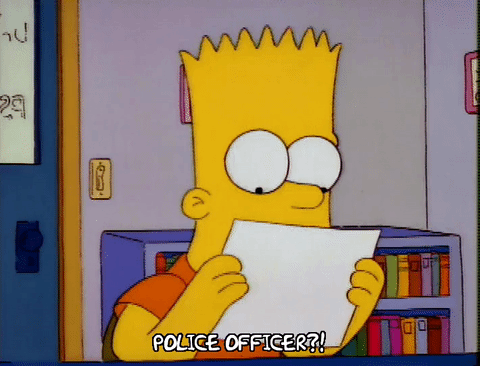 season 3,bart simpson,episode 18,reading,oops,note,3x18,arrested,detention