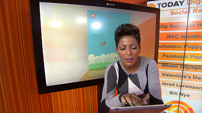 tamron hall,games,apps,al roker,today of the day,flappy bird,iphone apps,apologies for length