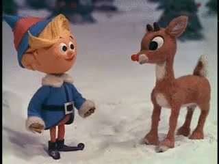 Funny Gifs : rudolph the red nosed reindeer GIF - VSGIF.com