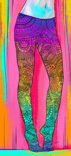 psychedelic,artists on tumblr,psychedelia,phazed,plur,leggings,lovey legs,trippy art,pants,digital art,digital painting,psychedelic art,fashion,trippy,rave,legs,visuals,multicolor,superphazed,lsd art,colorful art