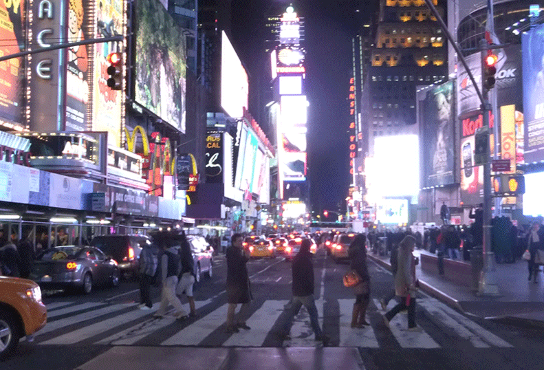 Animated GIF: nyc times square.