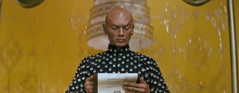 yul brynner,movies,reading,looking,thinking,snap,the king and i,snap fingers
