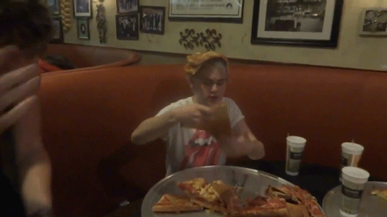 pizza,5sos,5 seconds of summer,michael clifford,mikey,hotdamn5sos,michael s,toolucas,pizza on head,guys i was laughing so hard while watching this video,muketrash,mikeyslucas,cashtontrash