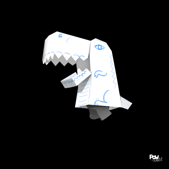 papercraft,animation,artists on tumblr,dinosaur,rex,jurassic