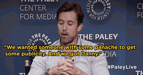 danny devito,paley center,rob mcelhenney,paley laugh,paley smile,its always sunny in philadelphia