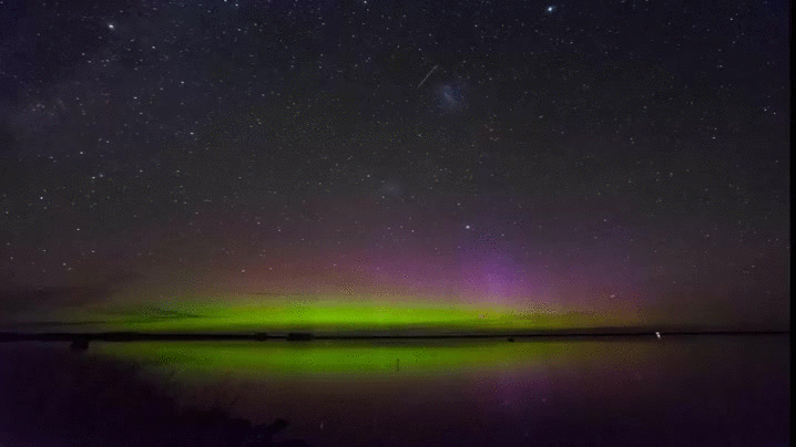 timelapse,aurora,new,day,mother,lake,zealand,australis,skywardgifs