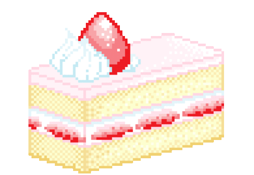 strawberry,transparent,art,food,kawaii,pixel,blog,pixel art,cake,transparents,prettytransparents