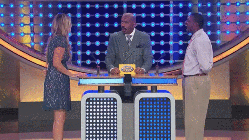celebrity family feud,feud,reaction,family,online,gross,now,steve,has,priceless,harvey,contestant,i made this because i can