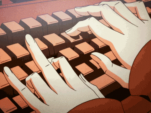 Gif type. Аниме клавиатура. Аниме печатает на клавиатуре. Печатание на клавиатуре гифка. Гифки клавиатура.