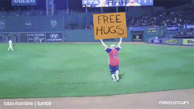 baseball,tackle,love me,free hugs