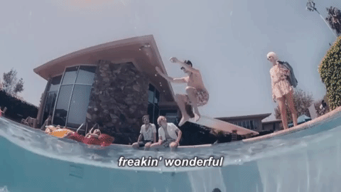 fun,fail,summer,pool,if,r5,hollywood records,diving board,new addictions