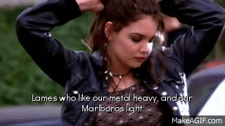 marlboro,katie holmes,1998,dancing,90s,metal,my,grunge,heavy metal,teen movie,teamaly,bytes
