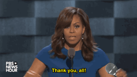 Drop gif. Michelle Noir. Конвенция гифка. Laughing gif Michelle Obama. Black people ohhh gif.