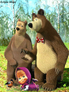 Гифка Маша и медведь. Маша и медведь Медведица. Гифки из мультиков Маша и медведь. Маша и медведь анимация.
