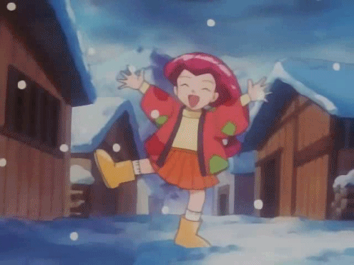 anime,pokemon,snow,fav,jessie,happy 2014